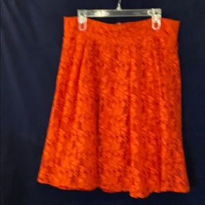 Red Laced Skirt